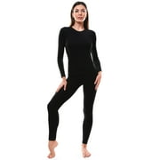 EMPRELLA Thermal Underwear for Women, Ultra Soft Long Johns Womens Set - L