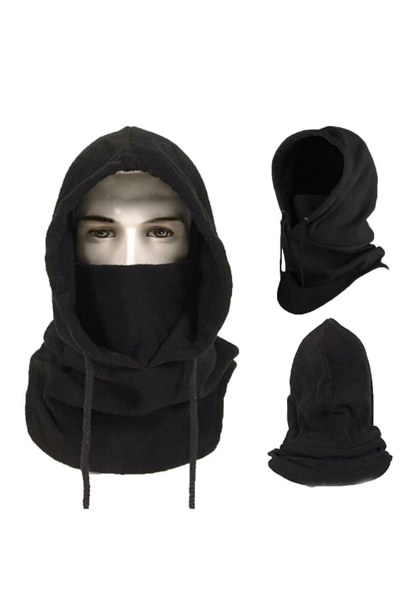 Thermal Warm Balaclava Ski Mask - Winter Windproof Full Face Mask for Men & Women - Face Cover Neck Hood Hat for Cold Weather Gear Skiing Snowboarding
