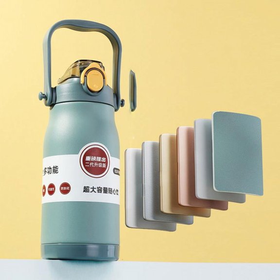 Thermal Water Bottle Keep Cold and Hot Water Bottle Bottles for Water Tea Coffee Vacuum Flasks Stainless Steel Blue