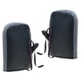 thumbnail image 1 of Thermal Windproof Motorcycle Gloves with Reflective Strips & Handlebar Muffs for Cold Weather Riding, 1 of 8