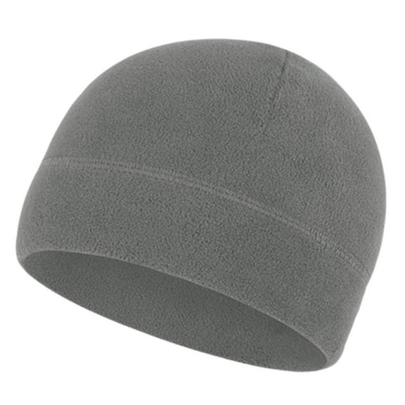 Thermal Winter Beanie Hat for Men, Fleece Lined Skull Cap, Warm Knitted Hat for Cold Weather