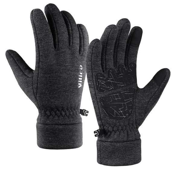Thermal Winter Cycling Gloves With Touchscreens Function Windproof Design Nonslip Grip Gloves For Cold Weather Riding