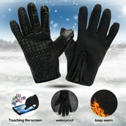 Thermal Winter Gloves for Men Women, Freezer Warm Gloves, Anti-Slip Waterproof Lightweight Touch Screen Gloves for Hiking Running Cycling Driving S Size