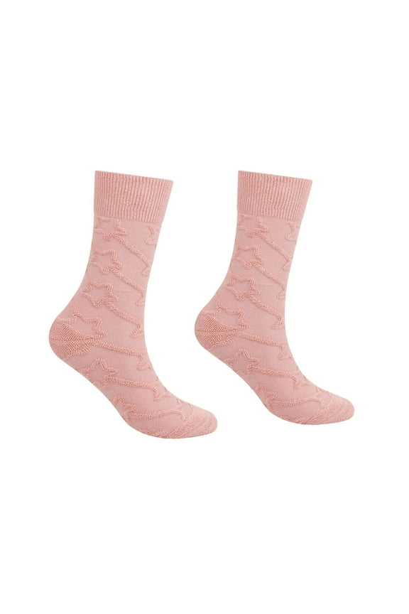 Thermal Winter Socks Lined Mid Calf Boot Socks For Cold Weather Indoor Outdoor Cozy Comfort Non