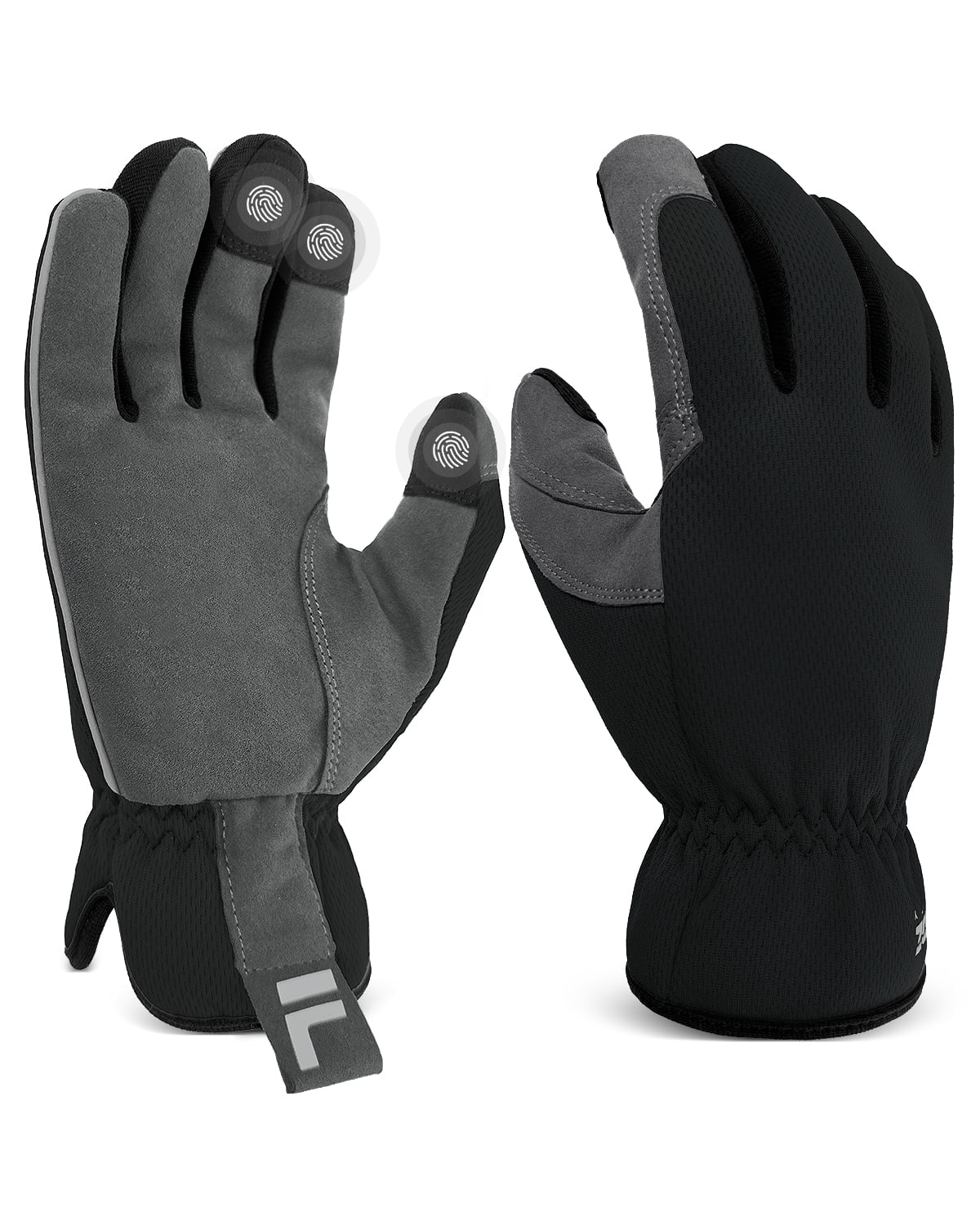 Thermal Winter Work Gloves for Men, High Dexterity Cold Weather Glove for Driving, Gardening, Motorcycle, and Mechanics