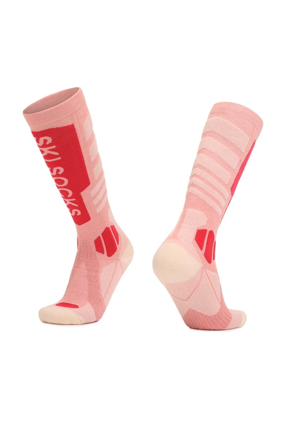 Thermal Women Outdoor Ski Socks Merino Wool Cold Weather Socks Thermal Knee High Socks