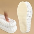 thumbnail image 1 of Thermal Wool Insoles with Airflow Vents High Resilience Warm Cushion for Winter Boots Hiking Shoes Cold Weather Protection, 1 of 5