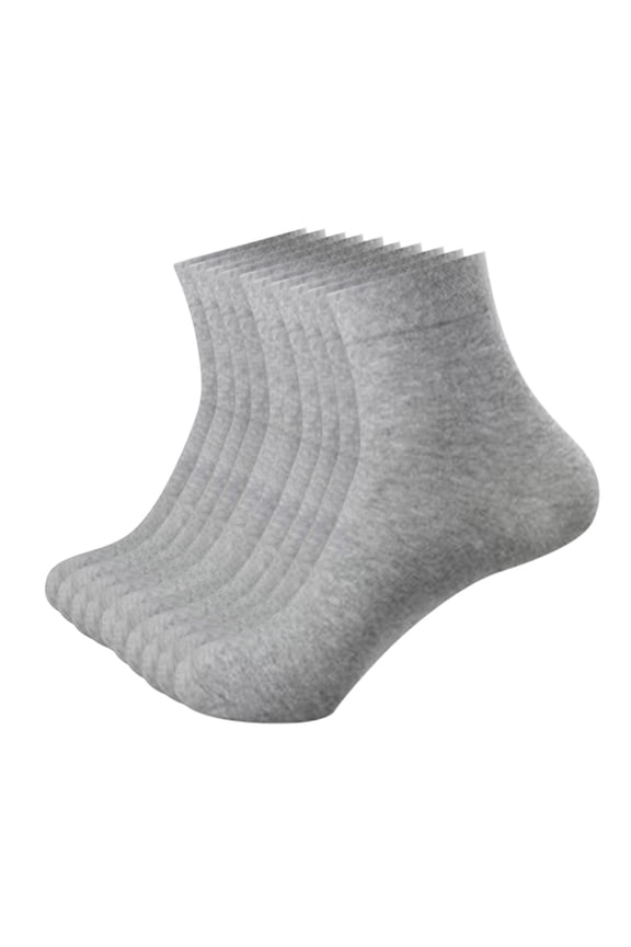 Thermal Wool Socks Mens 10 Pairs Thick Warm Winter Soft Cozy Hiking Boot Socks for Cold Weather, Size 7-12 Gray