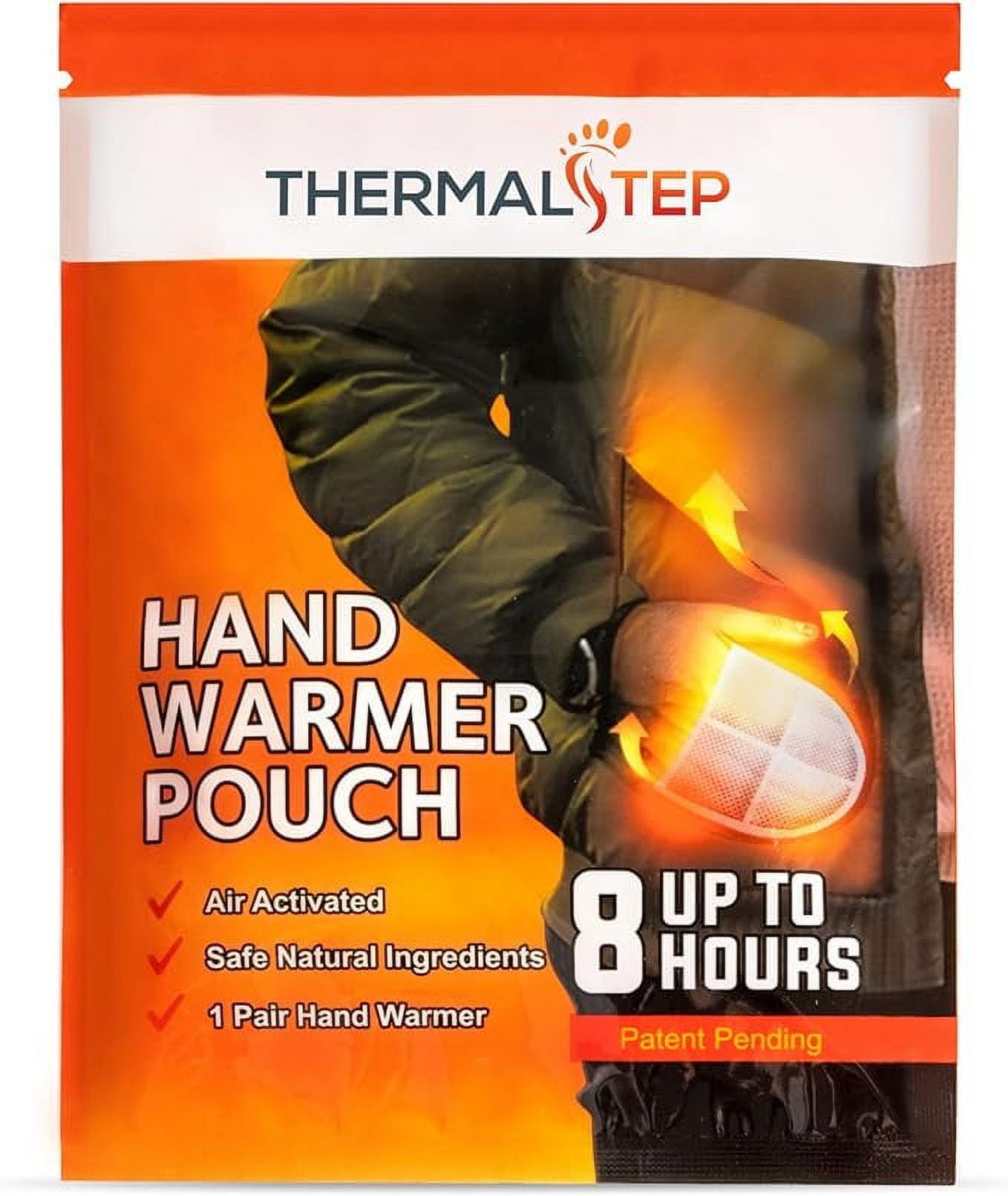 ThermalStep Hand Warmer Pouch Safe, All Natural, Air Activated Warmers