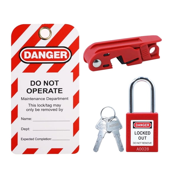 Thermald Resistant Breaker Lockout Device Flame Retardant Electrical Panel