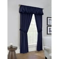 thumbnail image 1 of Thermalogic Prescott Room Darkening Rod Pocket Five in One Curtain Set 80 x 84 in Navy, 1 of 4