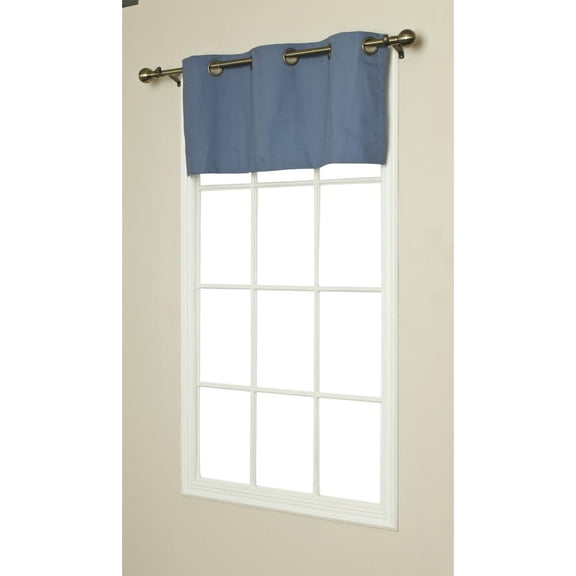 Commonwealth Thermalogic Insulated Grommet Valance in Blue