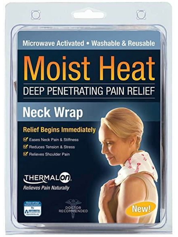 Moist Heat Neck Wrap, 21 Inches, 1 Ea