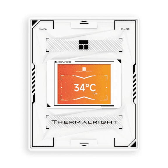 Thermalright Burst Assassin 120 VISION BLACK Air Cooled Computer Case Radiator with Ball Bearing Intel's 14/15 generation | AMD Ryzen 7000/9000