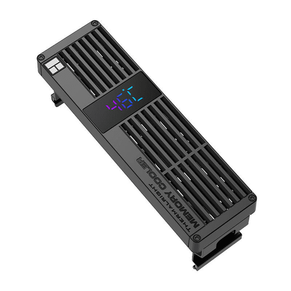 Thermalright MC-3 DIGITAL BLACK ARGB temperature and frequency monitoring, three fan digital display screen, memory radiator
