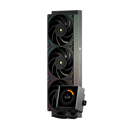 Thermalright PEERLESS VISION 360 UB ARGB BLACK Radiator 69CFM for Computer Case,Large Screen Water - Cooled Radiator