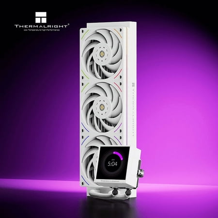 Thermalright PEERLESS VISION 360 UB ARGB White Radiator for low noise 27dba Computer Case Water Cooling