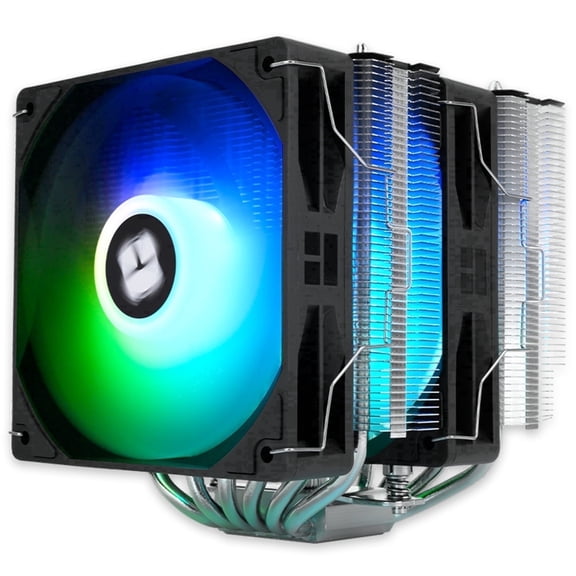 Thermalright Peerless Assassin 120 SE ARGB Black V2 CPU Air Cooler - 6 Heat Pipes AGHP GEN 5.0 Technology | 1850RPM PWM Fans, for Intel 1851/1700/115X/1200, AMD AM4/AM5