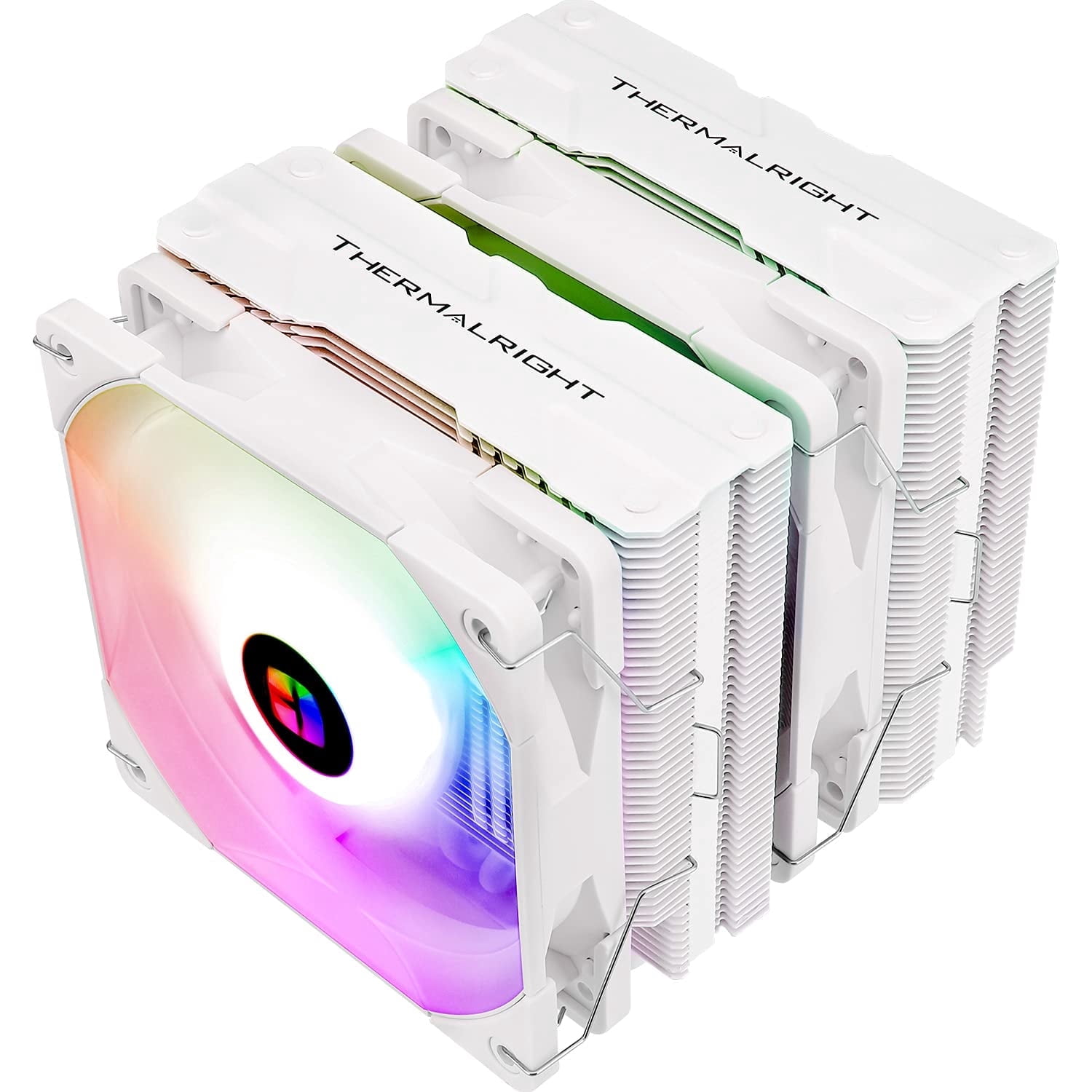 Thermalright Peerless Assassin 120 White ARGB CPU Air Cooler,6 Heat Pipes,TL-C12W-S PWM Fan,Aluminium Heatsink Cover, AGHP Technology,for AMD AM4/AM5/Intel LGA 1700/115X/1200/2011/1851