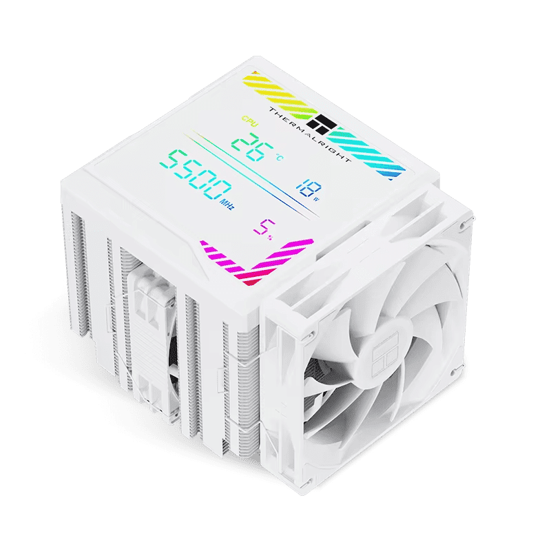 Thermalright Peerless Assassin 140 Digital WHITE CPU Air Cooler,Air Cooler Radiator,Fit AMD:AM5IAM4 INTEL:LGA:1851/1700/115X/1200/2011  SQUARE/2066