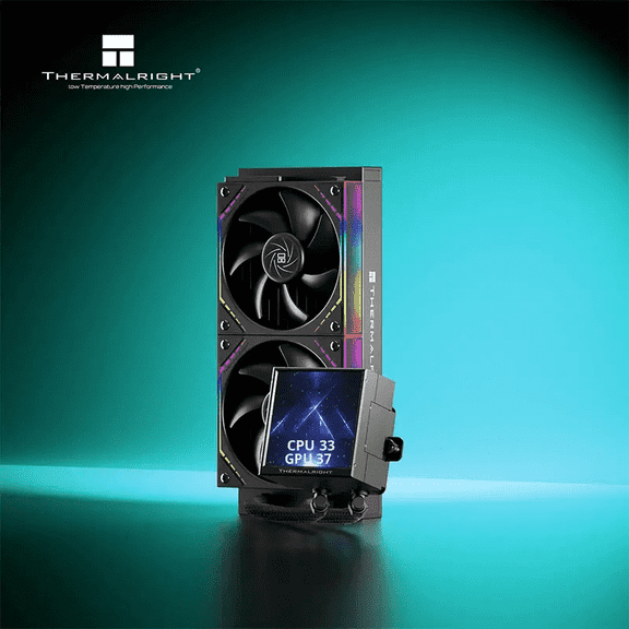 Thermalright Peerless Vision 240 Argb Black All-in-One S-FDB Bearing Water Cooling Radiator for desktop computer