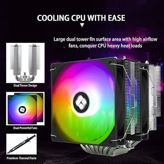 Thermalright Phantom Spirit 120 SE CPU Air Cooler 1700 AMD Ryzen Socket Support