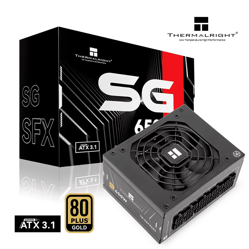 Thermalright SGFX650 Gold Full Module SFX 650W Power Supply 650W SATA Output for Desktop Server Computer in stock