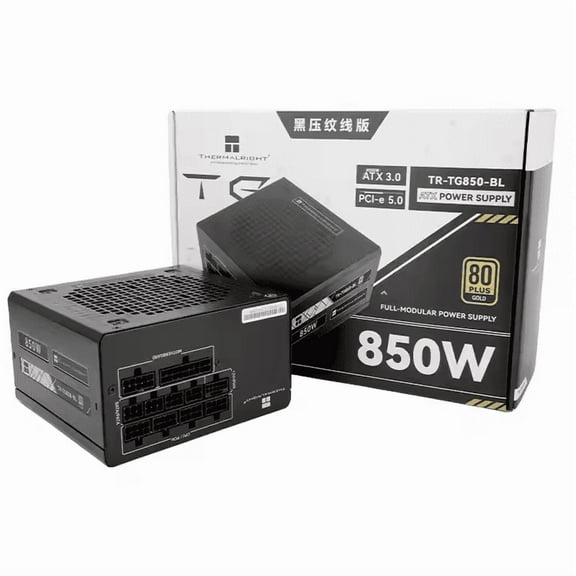 Thermalright TG850-BL 850W Black ATX3.0 Gold Full Module Power Supply 800W PSU with 24pin Interface for Servers in Stock