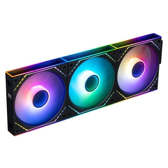 Thermalright TL-M12Q-S X3 120mm ARGB PC Case Fans, 2000 RPM PWM, 68.9 CFM High Airflow, S-FDB Bearing, 3-Pack