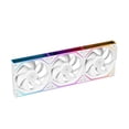 thumbnail image 1 of Thermalright TL-M12QW X3 White ARGB Case Fan | Daisy Chain connection | 2000RPM | Double sided infinity mirror, Single Cable Easier Installation, 1 of 8