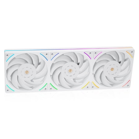 Thermalright TL-UB36W 360mm Single-Frame ARGB PC Case Fan, 2150 RPM PWM, High Airflow 69×3 CFM, White