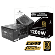 Thermalright TR-TG1200-BL 1200W ATX3.0 Power Supply Black Embossed Line Gold Medal Full Module Desktop 24pin Interface