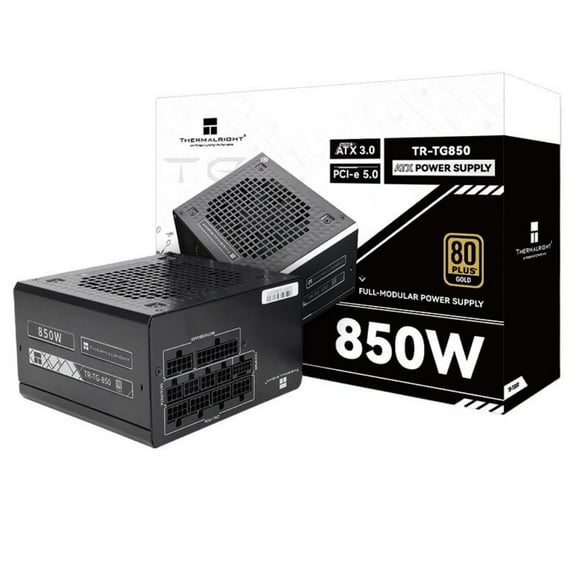 Thermalright TR-TG850-BL 850W  ATX3.0 Power Supply Black Embossed Line Gold Medal Full Module Desktop 24pin Interface