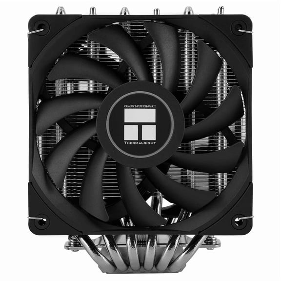 Thermalrihgt Royal Knight 120 SE BLACK Computer Case Air-Cooled Radiator with S-FDB Bearing Royal Knight Series