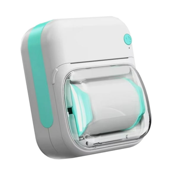Thermals Printer with 200dpi Claritys for Homework Note Photos and QR Codes Includes 1 Roll Printing Paper Rechargeable