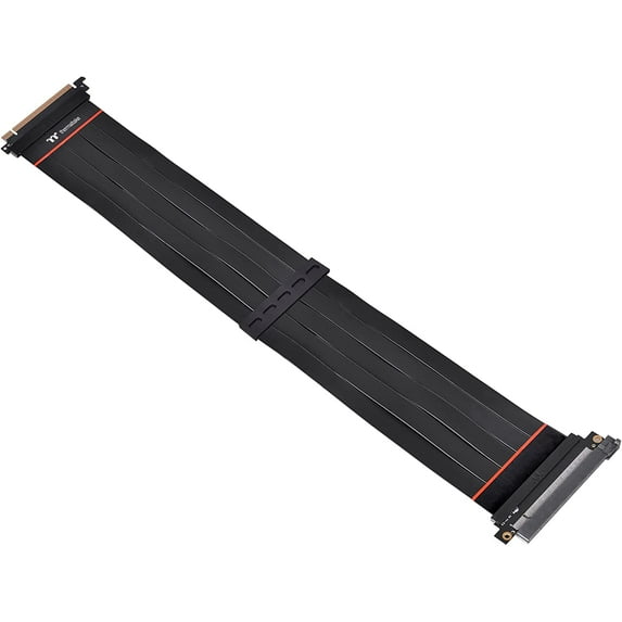 Thermaltake AC-059-CO1OTN-C1 TT PCI-E 4.0 High Speed Flexible Extender Riser Cable, 600mm