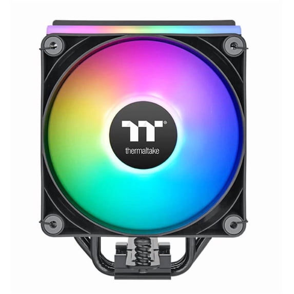 Thermaltake ASTRIA 200 ARGB Lighting CPU Cooler - 4.72" Maximum Fan Diameter - 1 x Fan(s) - 4 x Heat Pipe(s) - 65 CFM Maximum Airflow - 1800 rpm - 5V ARGB Header, 2510 - 4Pin - Compatible Intel Soc...