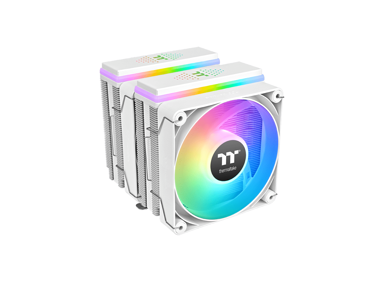 Thermaltake ASTRIA 600 ARGB CPU Cooler; 6 Copper Heat Pipes; 2x120mm PWM Fans; 500~1800RPM; Dual Tower; Intel/AMD; 265W TDP; White; CL-P139-CA12SW-A