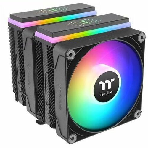 Thermaltake ASTRIA 600 ARGB CPU Cooler, Comaptible with Latest Intel LGA 1700 and AMD AM5 CPU, Dual Tower, 265W TDP Cooling Power, CL-P121-CA12SW-A