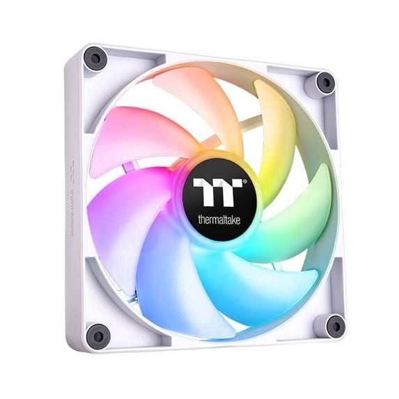 Thermaltake CT120 ARGB Sync PC Cooling Fan White 2-Fan Pack CL-F153-PL12SW-A