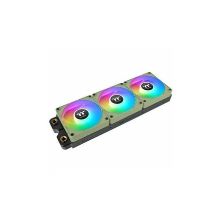 Thermaltake - CT120 EX ARGB Sync 120mm Computer Case Cooling Fan (3-Pack) - Matcha Green