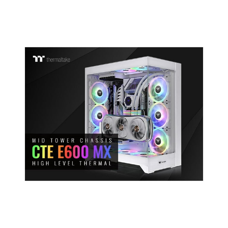 Thermaltake CTE E600 MX Snow Mid Tower Chassis CA1Y300M6WN00