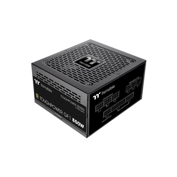 Thermaltake GF1 (2024) Fully Modular ATX 850W Power Supply - 80 PLUS Gold - Ultra Quiet - Zero RPM, PS-TPD-0850FNFAGU-P
