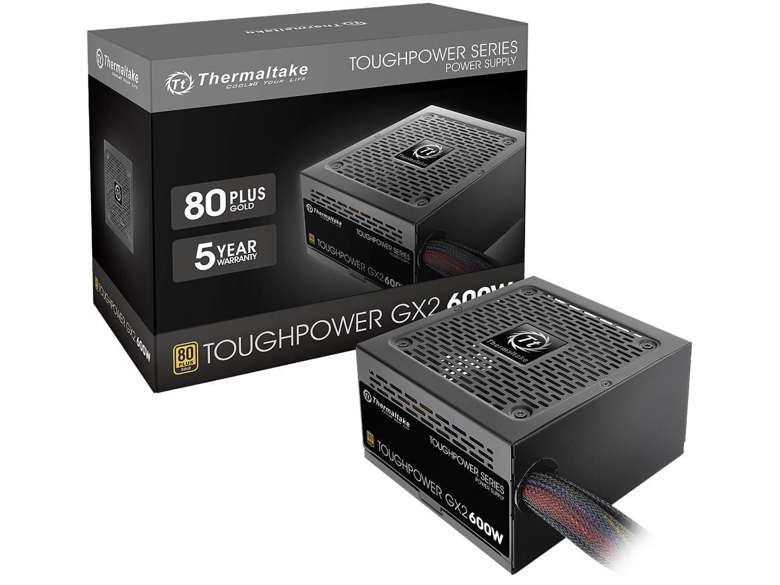 Thermaltake GX2 80Plus Gold Power Supply - 600W