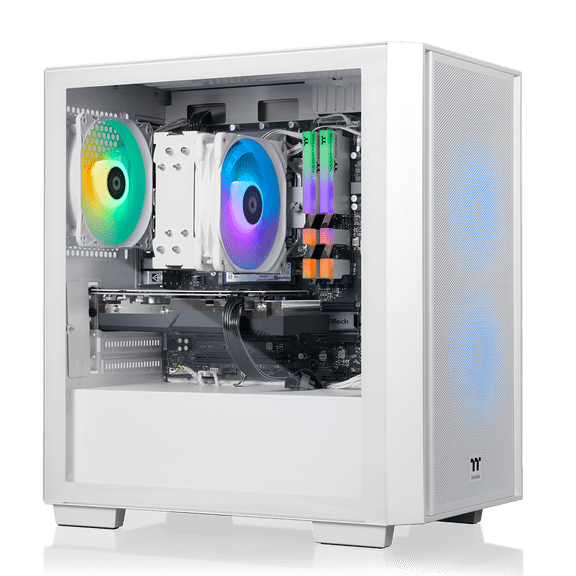 Thermaltake Gaming Desktop PC NE R76-H16 AMD Ryzen 7 5700 16GB DDR4 1TB SSD AMD Radeon RX 7600