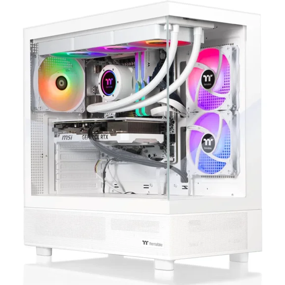 Thermaltake Gaming Desktop PC V27S-B650-97X-LCS AMD Ryzen 7 7800X3D 32GB DDR5 1TB SSD AMD Radeon RX 9070 XT Windows 11 Home