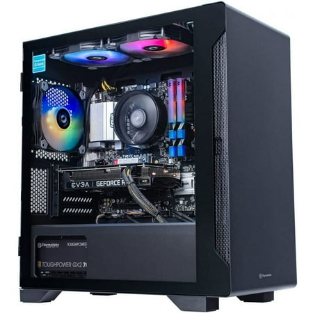 Thermaltake - Graphite 360 Gaming Desktop - AMD Ryzen 5 5600X - 16GB Memory - NVIDIA GeForce RTX 3060 - 1TB NVMe M.2 - Black