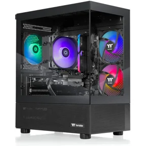 Thermaltake LCGS NE u2560T-V170B Gaming Desktop (Intel Core Ultra 5 250KF Plus, ToughRam 16GB DDR5 6000MT/s RGB Memory, NVIDIA GeForce RTX 5060 Ti 8G, 1TB NVMe M.2, Windows 11) N17B-B860-56T-LCS
