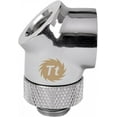 thumbnail image 1 of Thermaltake Pacific DIY LCS Chrome G1/4 45 & 90 Degree Adapter Fitting Cooling - CL-W053-CU00SL-A, 1 of 5