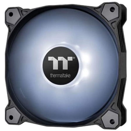 Thermaltake Pure A12 120mm White LED PWM Controlled Hydraulic Bearing High Airflow High Performance Case/Radiator Fan, CL-F109-PL12WT-B